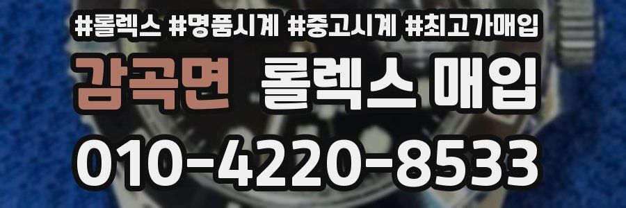 감곡면 롤렉스 매입