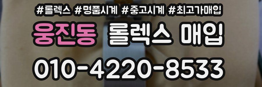 웅진동 롤렉스 매입