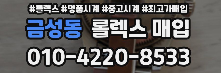 금성동 롤렉스 매입