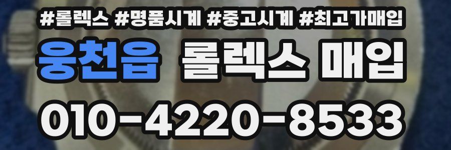 웅천읍 롤렉스 매입