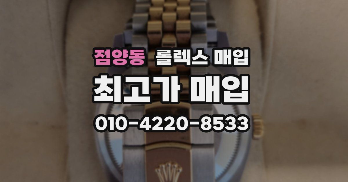 점양동 롤렉스 매입