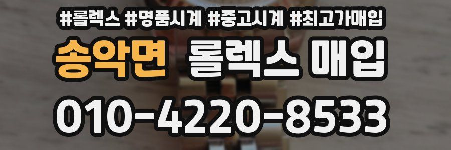 송악면 롤렉스 매입