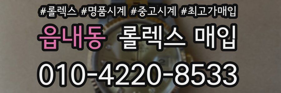 읍내동 롤렉스 매입