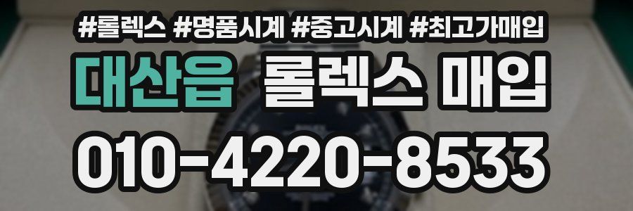 대산읍 롤렉스 매입
