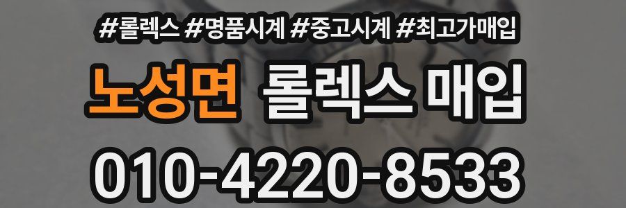 노성면 롤렉스 매입