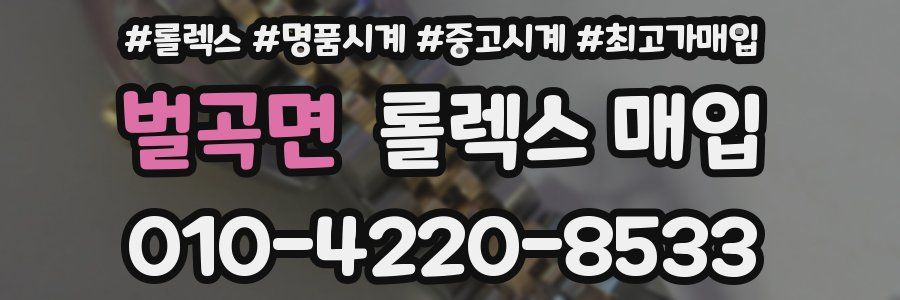 벌곡면 롤렉스 매입