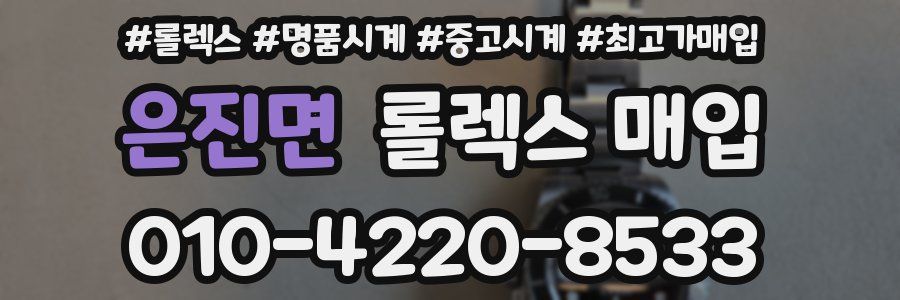 은진면 롤렉스 매입
