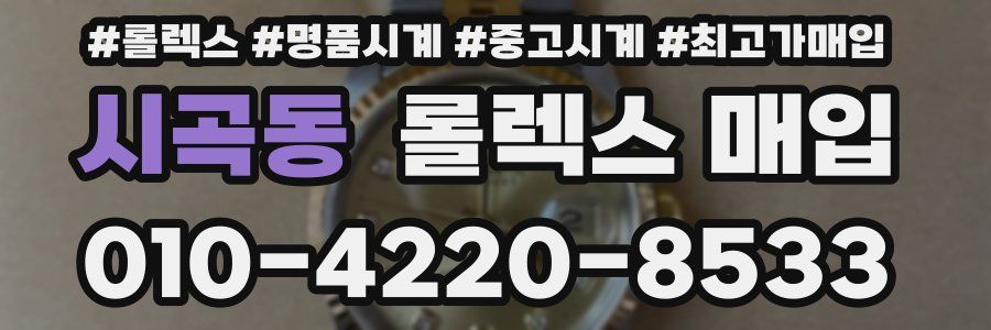 시곡동 롤렉스 매입