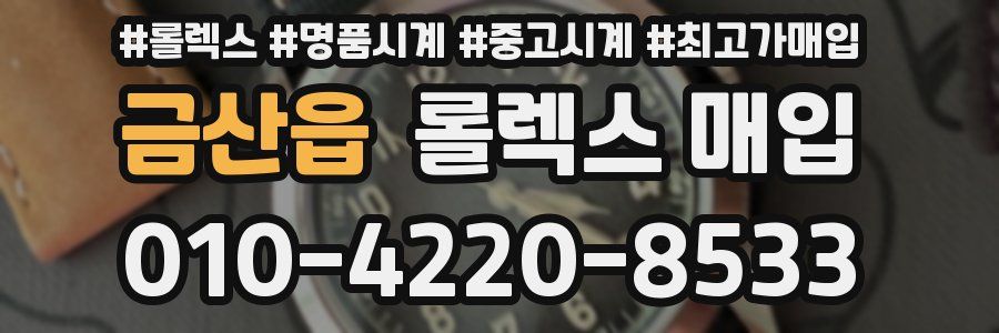 금산읍 롤렉스 매입