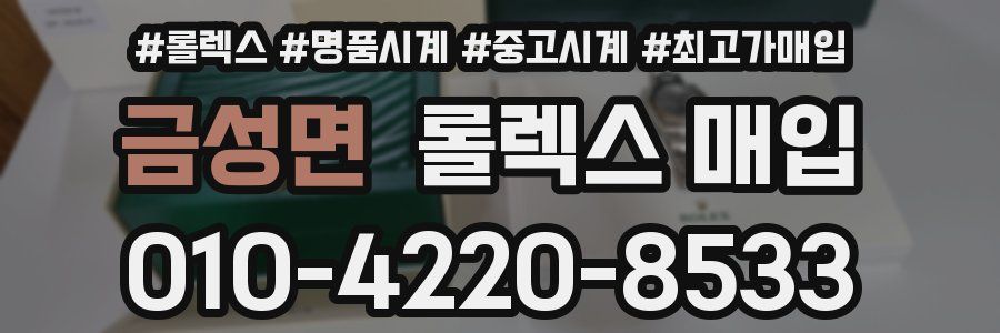 금성면 롤렉스 매입