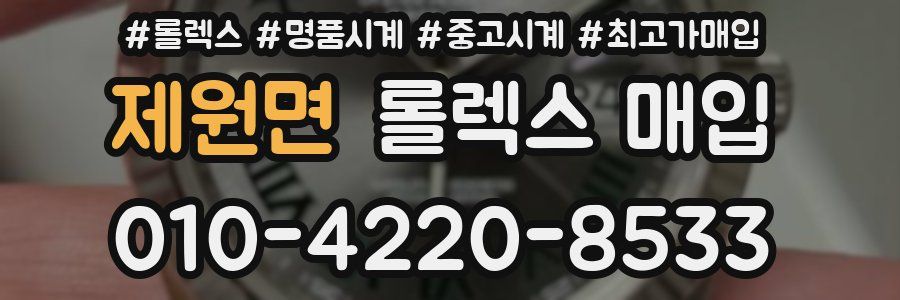 제원면 롤렉스 매입