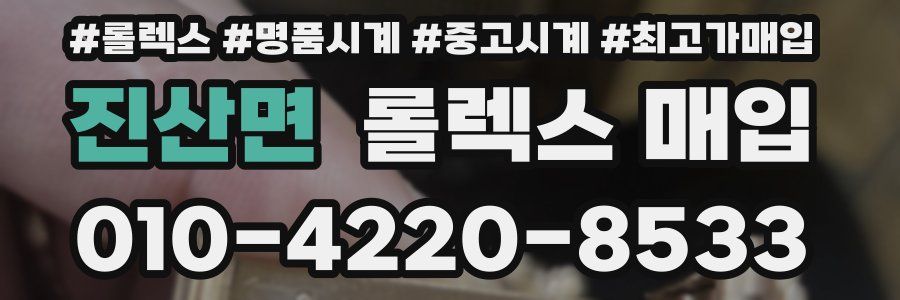 진산면 롤렉스 매입