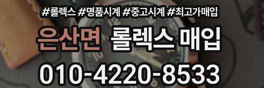 은산면 롤렉스 매입