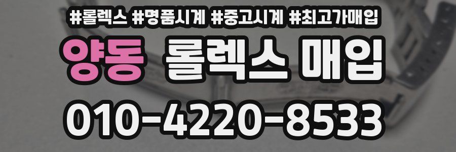 양동 롤렉스 매입