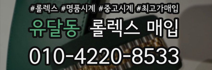 유달동 롤렉스 매입
