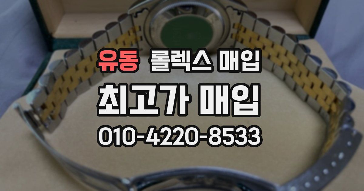 유동 롤렉스 매입