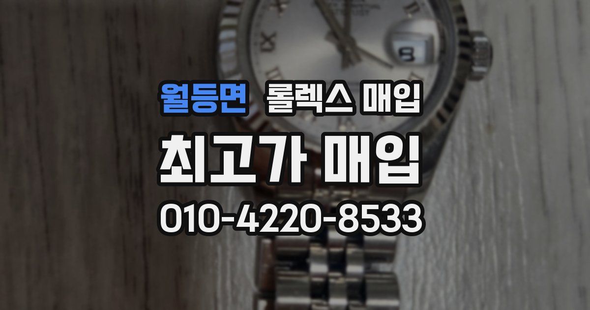 월등면 롤렉스 매입