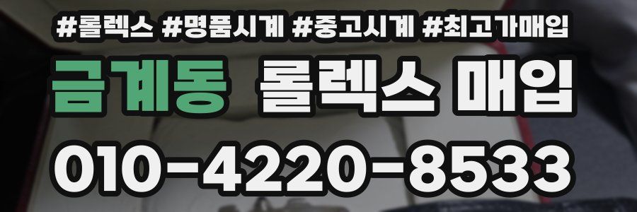 금계동 롤렉스 매입