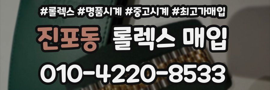 진포동 롤렉스 매입