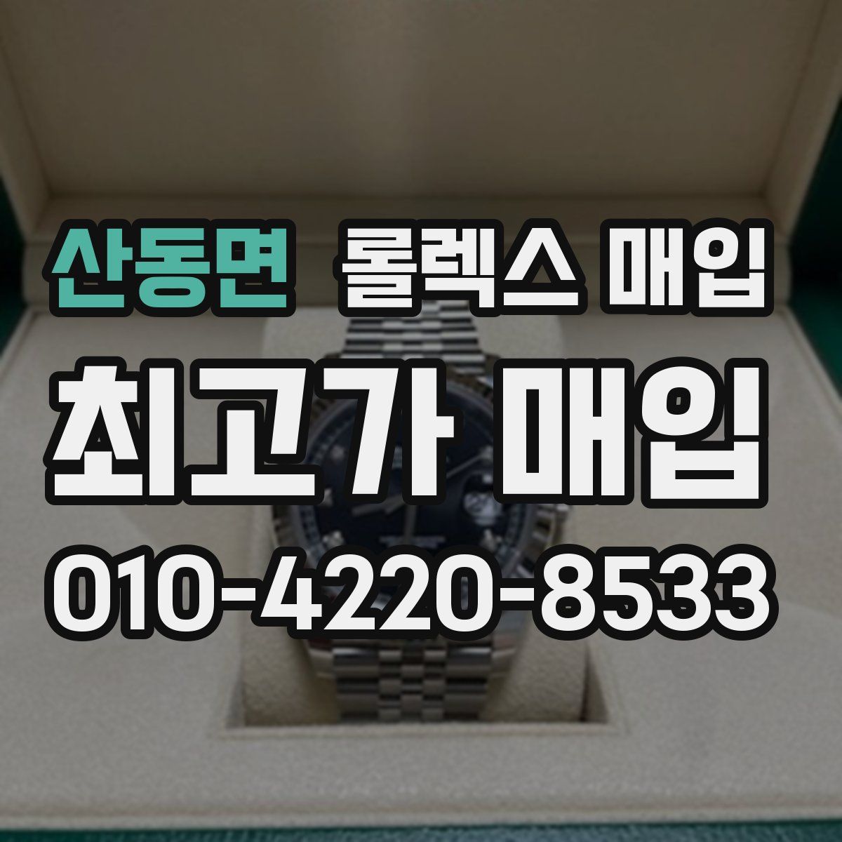 산동면 롤렉스 매입