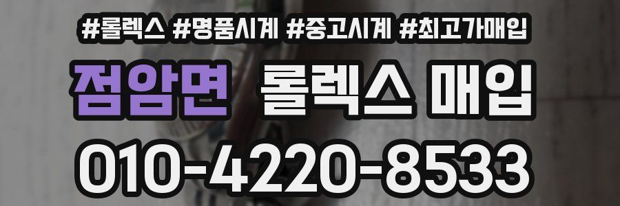 점암면 롤렉스 매입