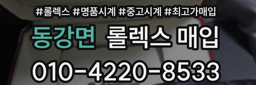동강면 롤렉스 매입
