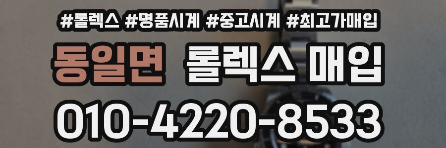 동일면 롤렉스 매입