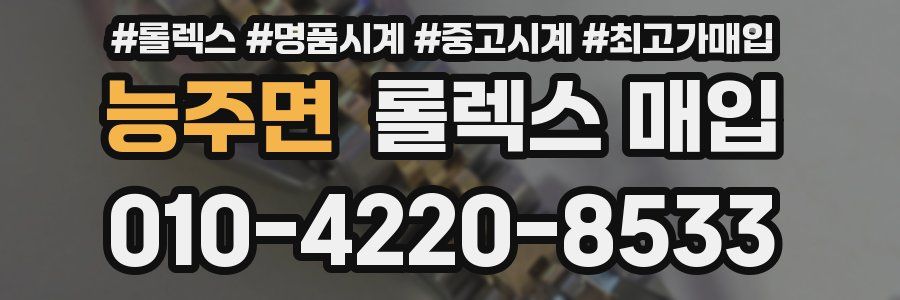 능주면 롤렉스 매입