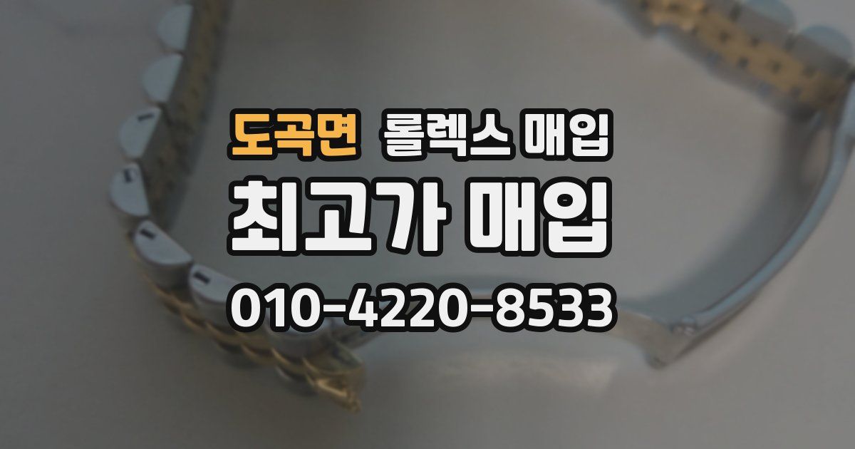 도곡면 롤렉스 매입