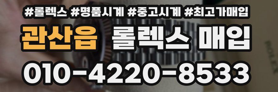 관산읍 롤렉스 매입