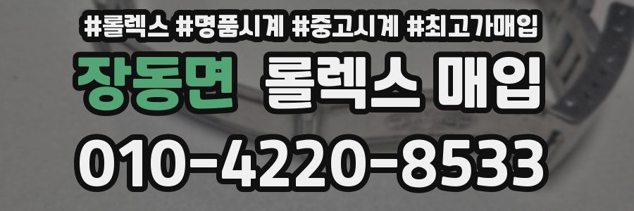 장동면 롤렉스 매입