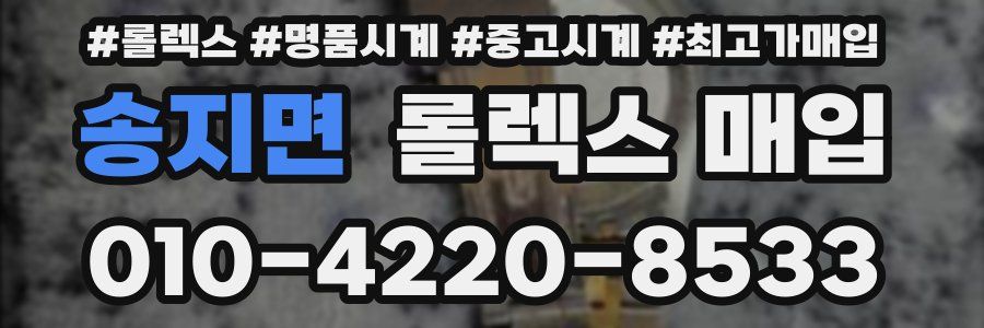 송지면 롤렉스 매입