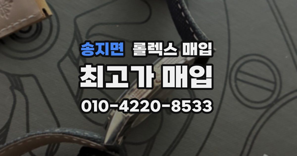 송지면 롤렉스 매입