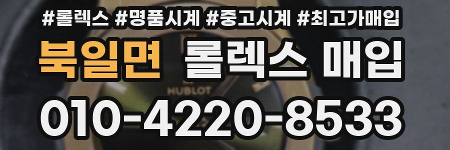 북일면 롤렉스 매입