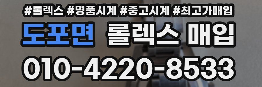 도포면 롤렉스 매입