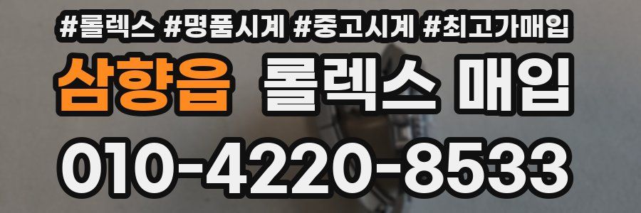 삼향읍 롤렉스 매입