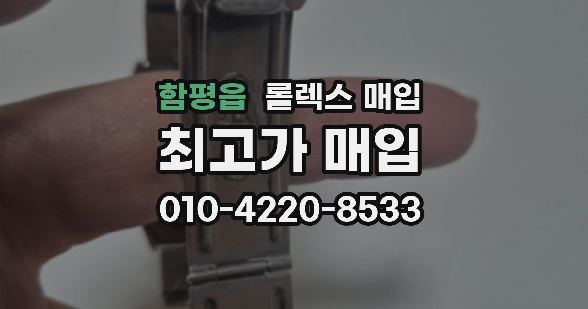 함평읍 롤렉스 매입
