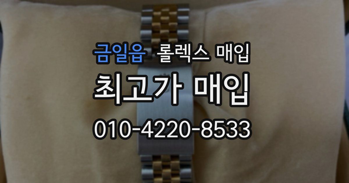 금일읍 롤렉스 매입