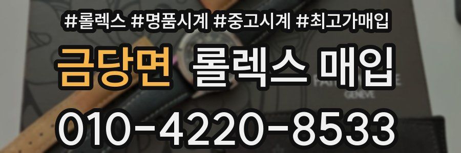 금당면 롤렉스 매입