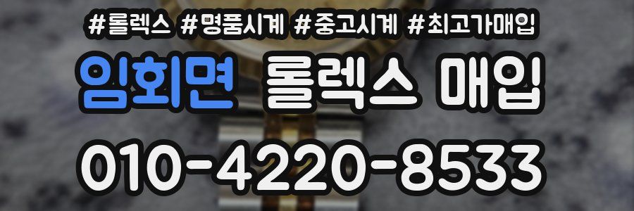 임회면 롤렉스 매입