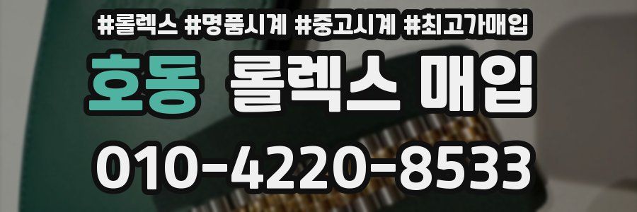 호동 롤렉스 매입