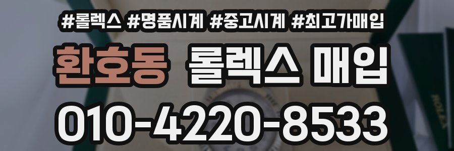 환호동 롤렉스 매입