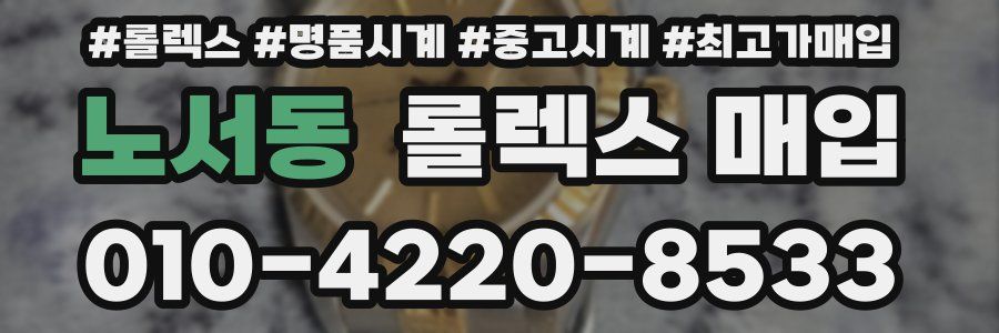 노서동 롤렉스 매입