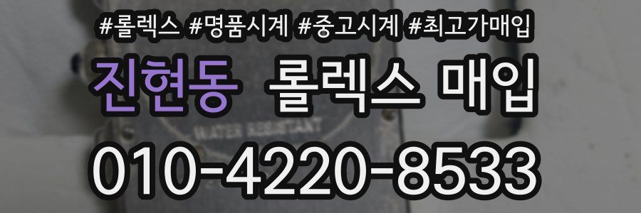 진현동 롤렉스 매입