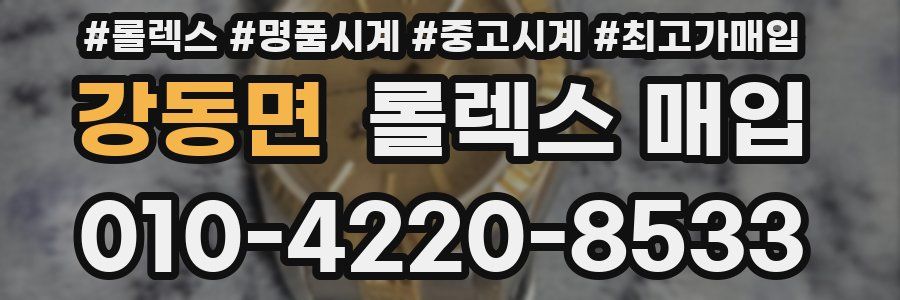 강동면 롤렉스 매입