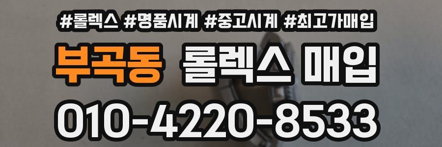 부곡동 롤렉스 매입