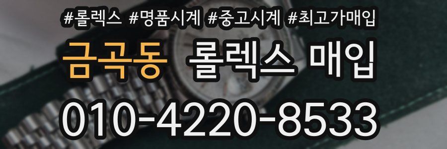 금곡동 롤렉스 매입