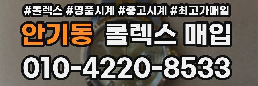 안기동 롤렉스 매입