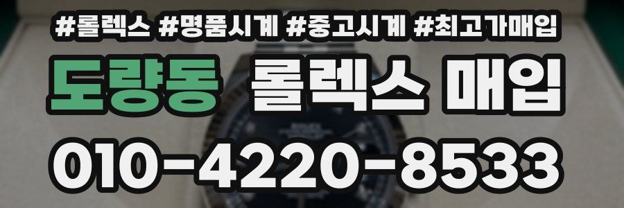 도량동 롤렉스 매입