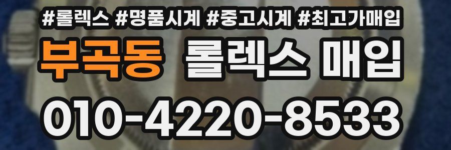 부곡동 롤렉스 매입